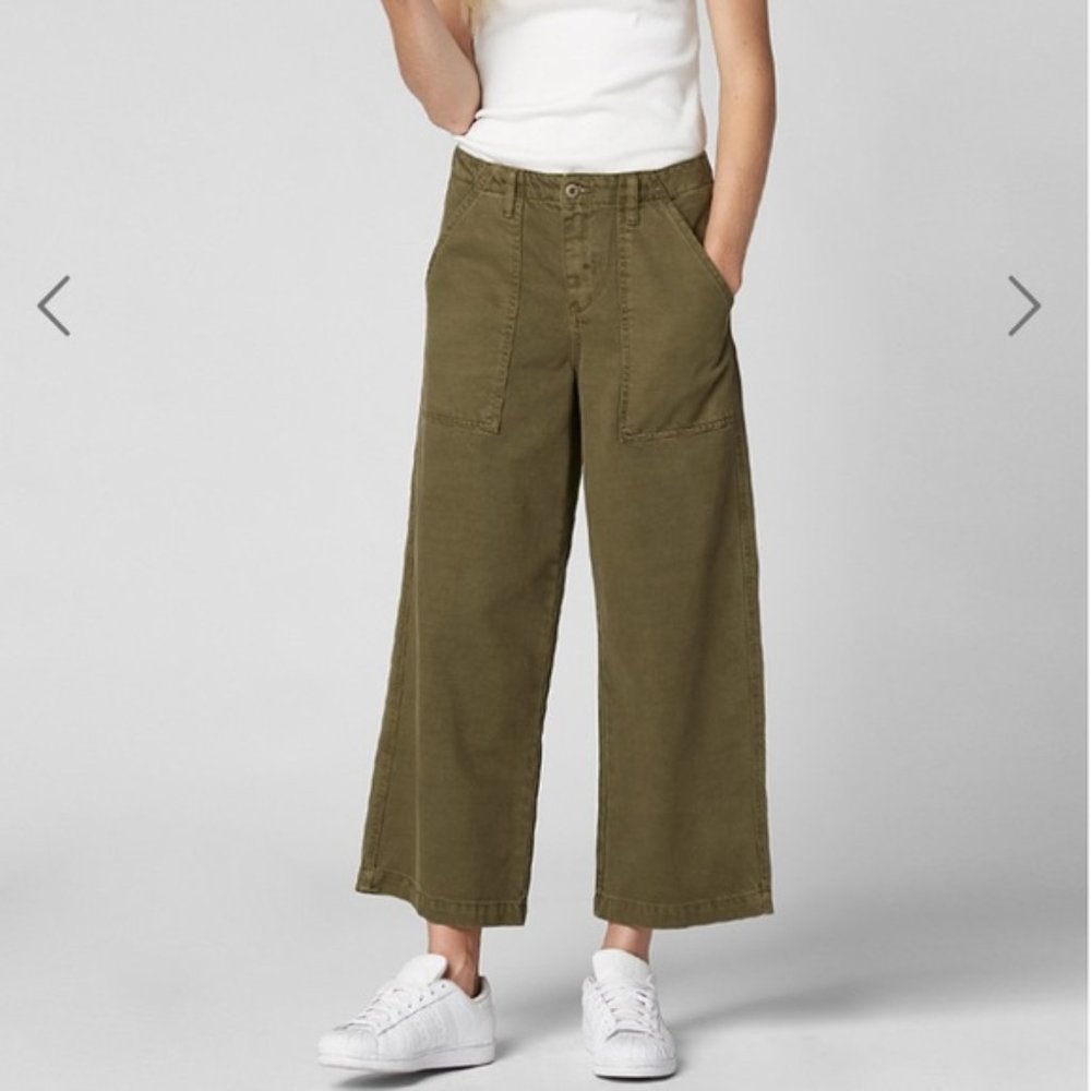 Blank NYC Sticks & Stones Olive side Leg Pants